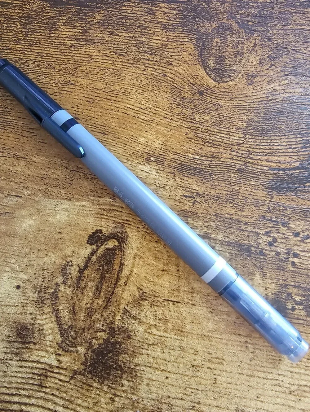 Tombow Fudenosuke Dual Brush Pen in black and gray